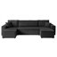 Alpcan 6 Seater Corduroy Corner Sofa -415139272