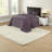 Comfortable Cotton Bedding Sets With Reversible Design, Purple