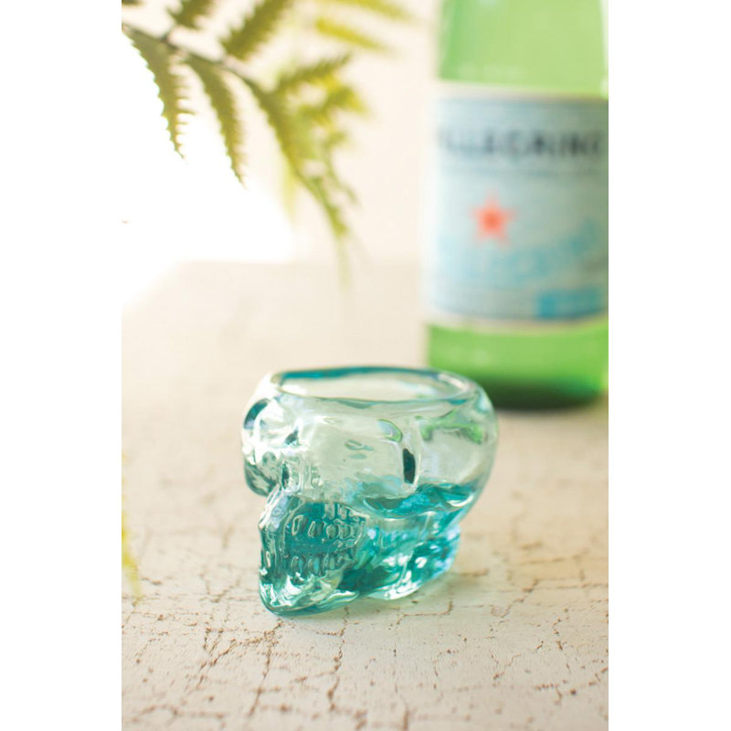  Verre à liqueur recyclé transparent de 2 po de hauteur pour chariot de bar ou fête, ensemble de 6