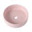 Hokku Designs Manuia 15.7'' Pink Ceramic Circular Bathroom Sink
