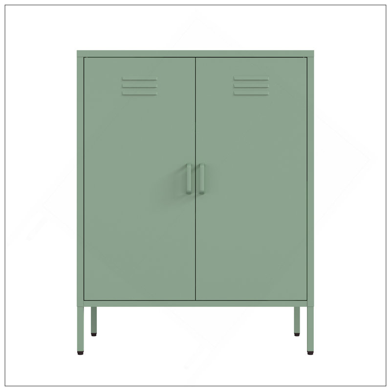 Accent Cabinet In Sage Green, Sage Green