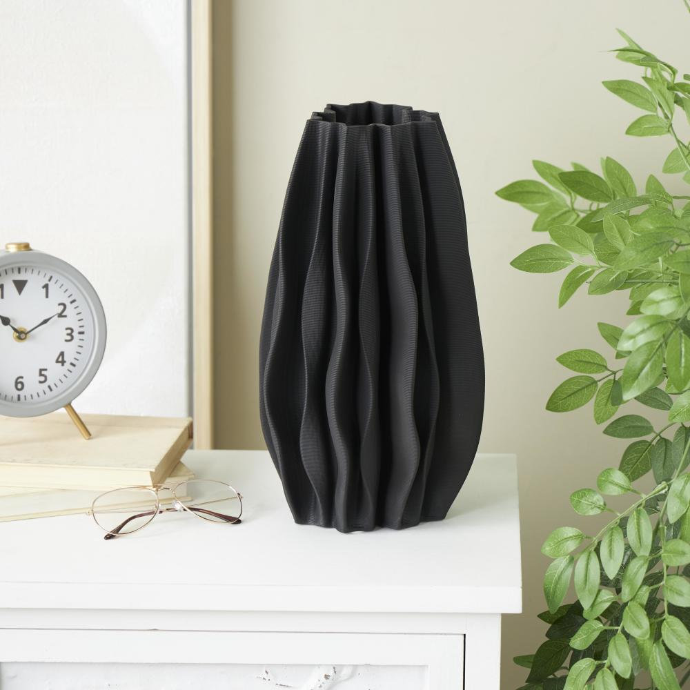 Bella Ceramic Table Vase, 14" H x 7.8" W x 7.8" D