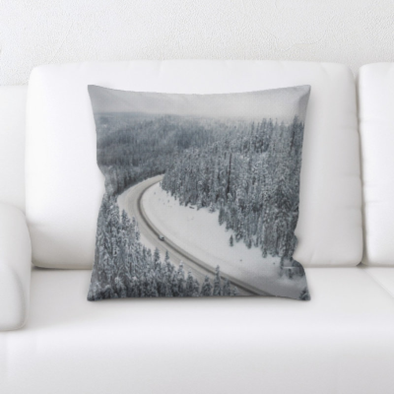 Microsuede Reversible Throw Pillow