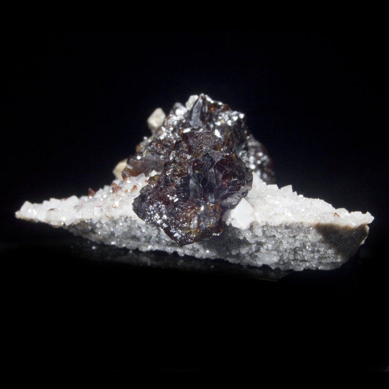 Sphalérite, calcite et dolomite. Mine Elmwood
