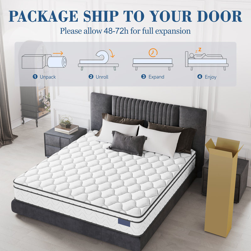 9" Medium Box-Top Innerspring Mattress, Extra Long Twin, 9"