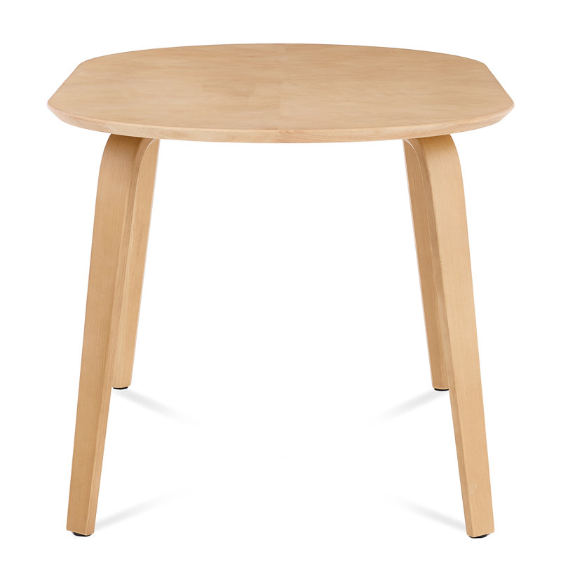 Birchstone Round Edge Oval Dining Table, Oak