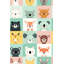 Mignon papier peint animaux de la forêt pastel-160968029