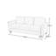 Fashional 2 Piece Sofa Set, Upholstered Sofa