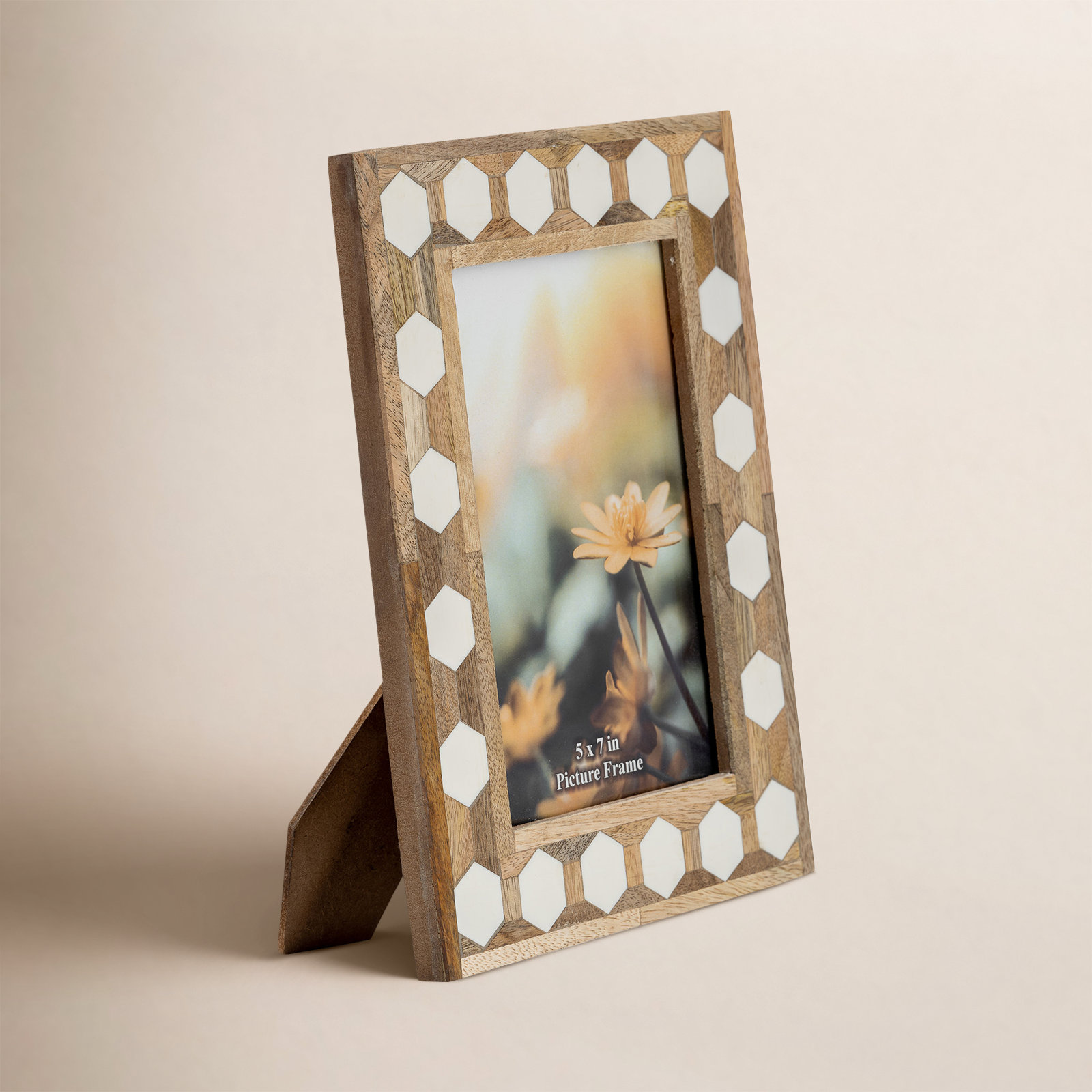 Sagebrook Home Bryher Decorative Photo Frame, 5" x 7"