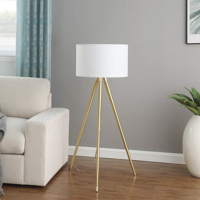 Adjustable Height Modern Tripod Floor Lamp