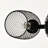 25.8''  Industrial Ceiling Fan With Remote Control ,5 ABS Blades Small Size Ceiling Fan For Living Room, Dining Room, Bedroom, Family Room, Matte Black ,6 PCS*E26 (Does Not Include Light Bulbs)