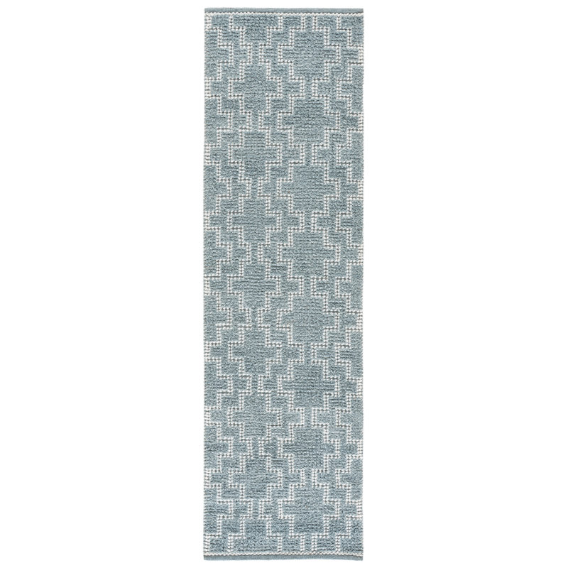 Tapis d'intérieur tissé à la main Vermont, Tapis de couloir 2 pi 3 po x 8 pi 0 po