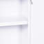 Armoire murale verrouillable à 3 niveaux 16 po x 21 po, blanche, pour la salle de bain et la cuisine, offrant un rangement sécuritaire verrouillable de 16 po x 21 po et en acier, gardant vos articles en sécurité