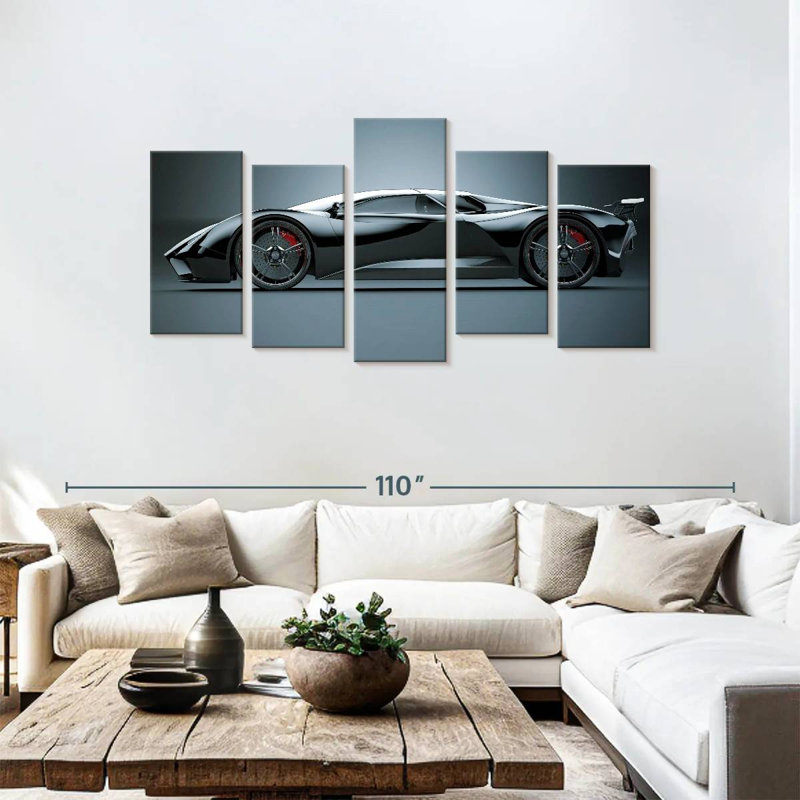 Mehar Exotic Car, 40" H x 80" W