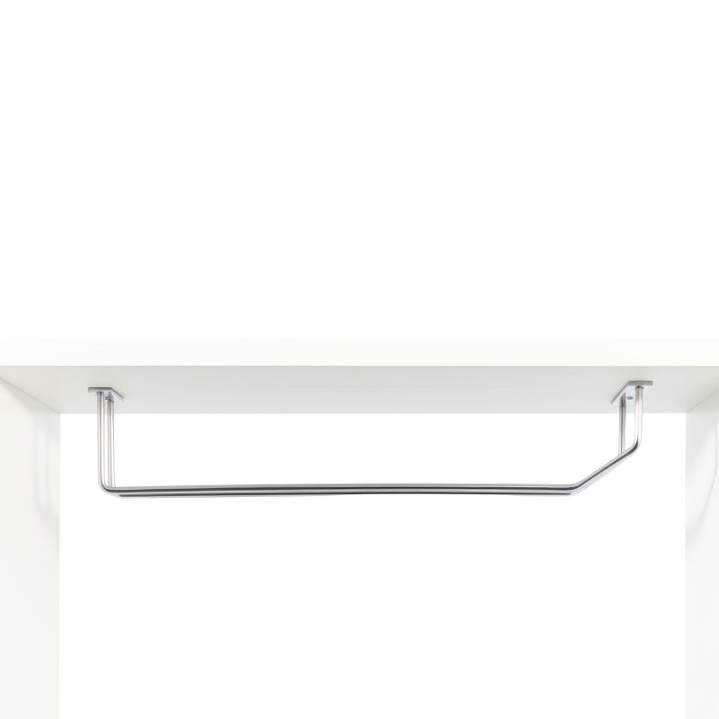Support à vin mural à 3 niveaux avec porte-verre, idéal pour le bar à la maison, la salle à manger et les espaces de vie, panneau de particules blanc, grande tablette multifonctionnelle, salle à manger, café