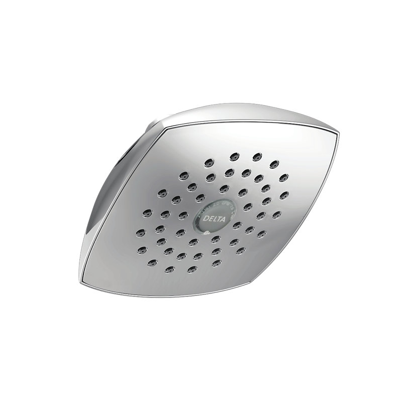 Universal Showering Components Multi Function Fixed Shower Head, Chrome