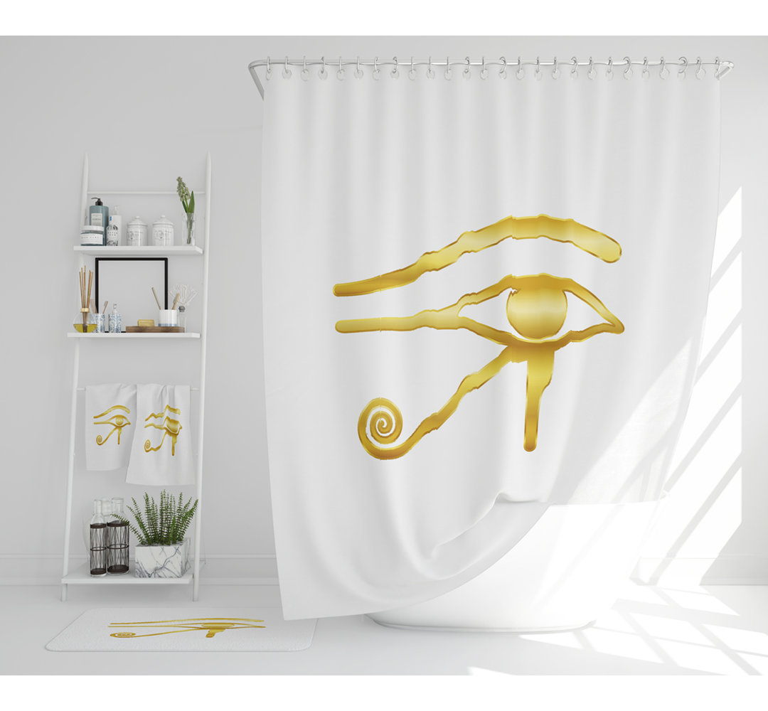 Nashay Polyester Shower Curtain Set