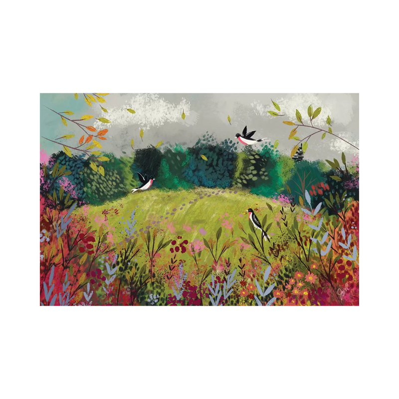 Autumn Days I by Joy Laforme - Print on Canvas, Wrapped Canvas, 66.04 cm H x 45.72 cm W x 3.175 cm D