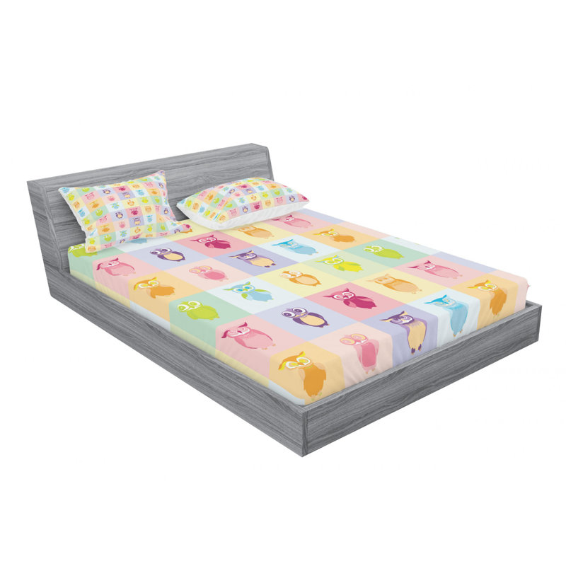 Microfiber Sheet Set, Queen Sheet Set with Fitted Sheet