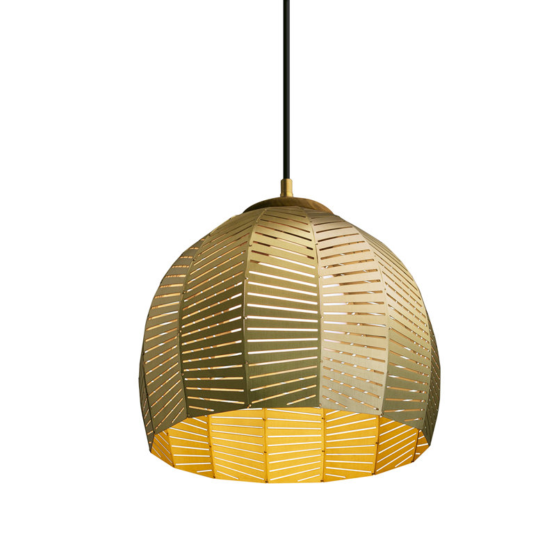 Amicus 1 - Light Pendant, 2700K - Warm White LED, 17.75" H x 21" W x 21" D, Walnut Finish
