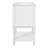 24" Freestanding Bathroom Vanity With Ceramic Sink, Retro Palace Vanity With Tip-Out Drawer And Open Shelf In Black, White Or Beige-936866273