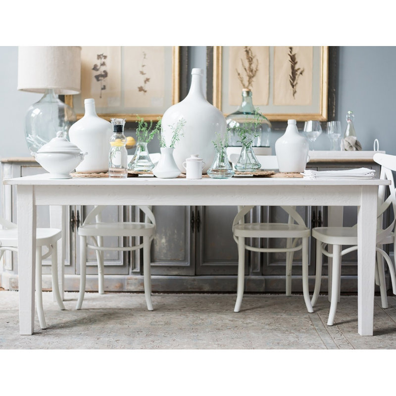 Table de ferme Provence, 30" H x 72" L x 36" W, White
