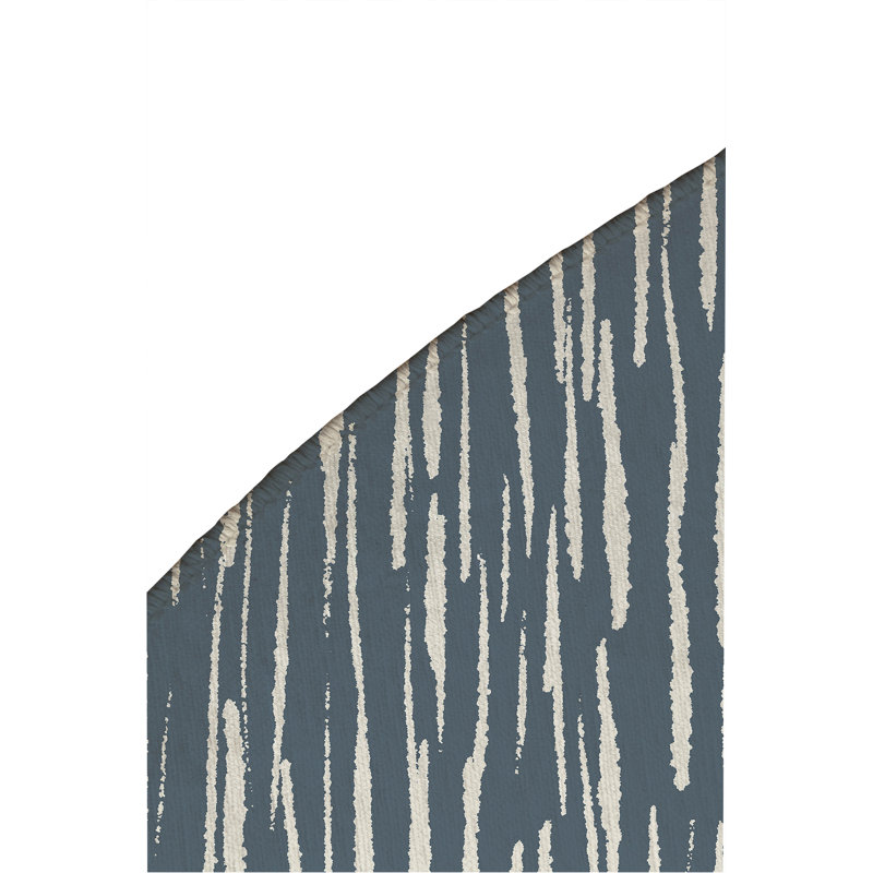Spectrum Strands Non-Slip Outdoor Rug, Round 5'