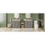 Meuble-lavabo spacieux de style shaker en céramique moderne pour un décor de salle de bain élégant