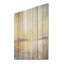 Beige et plage dorée, coucher de soleil paradisiaque I - Coastal Sunset, art mural sur bois de pin naturel-1291151871
