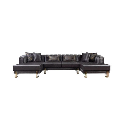 Hakon 9 - Piece Upholstered Sectional