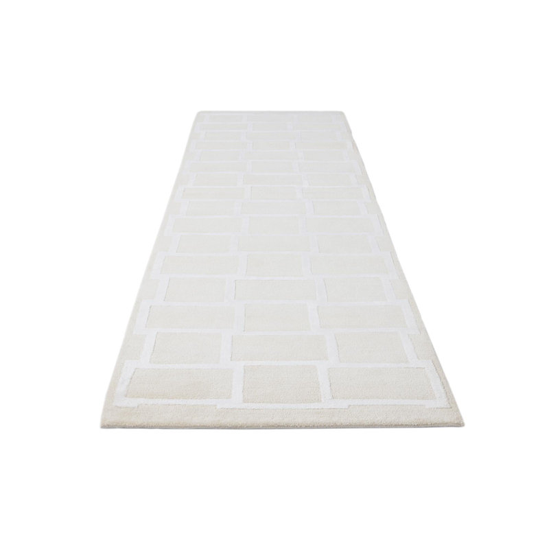 Tapis de couloir beige clair Judy