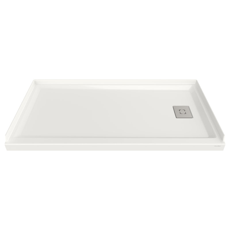 Base de douche à seuil simple 32 po x 60 po Studio, Droite, H 3,5 po x l 32 po x P 60 po