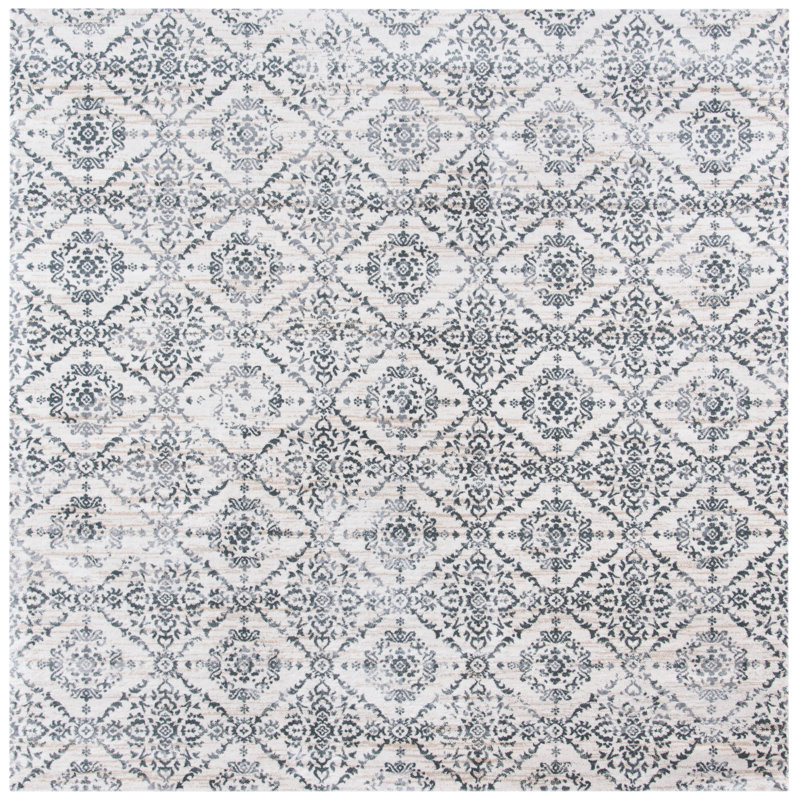 Rizwan Performance Ikat Rug, Square 6'7"