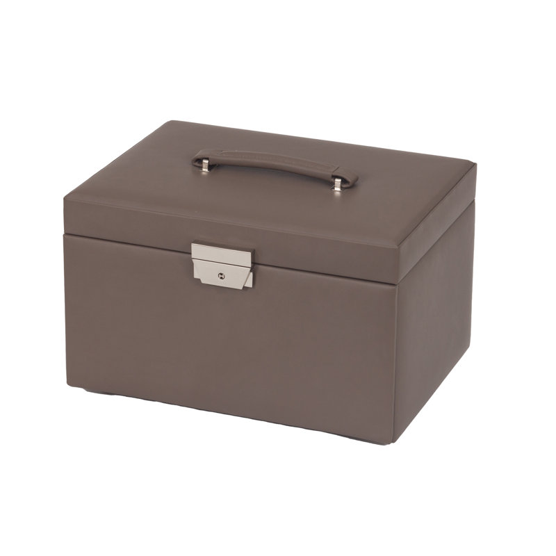 Jewellery Box + Mirror, Brown