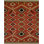 Wool Southwestern Area Rug in Red