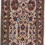 Hand Knotted Wool Area Rug in Beige