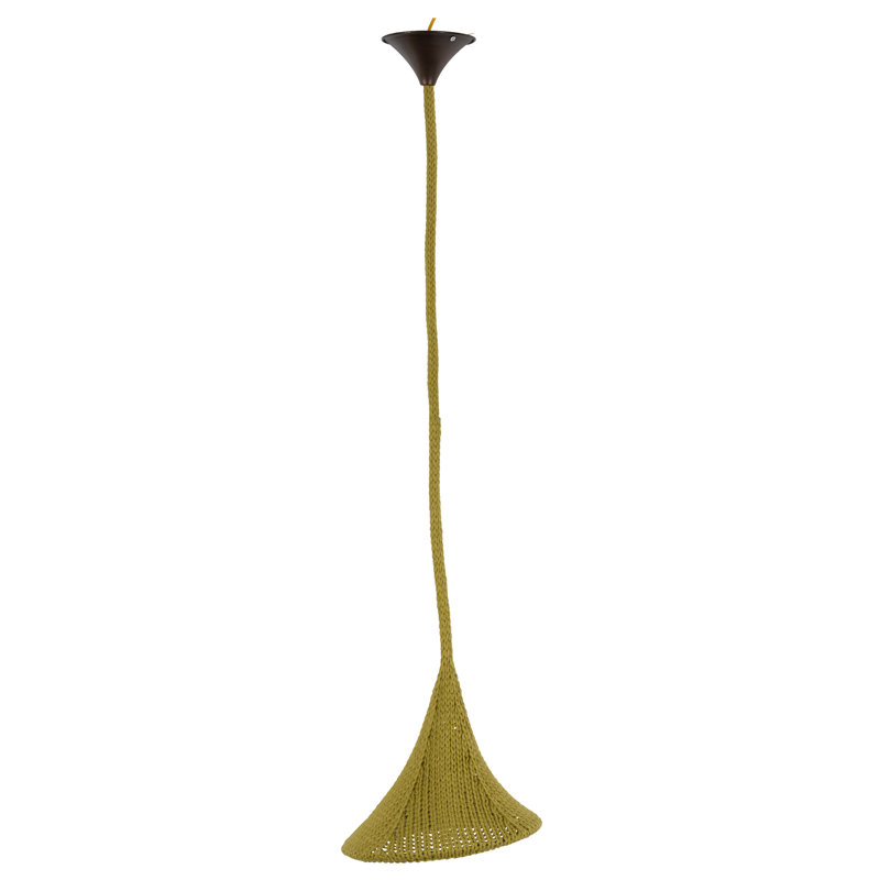 Luminaire suspendu simple cloche Galien, H 79 po x l 10 po x P 10 po