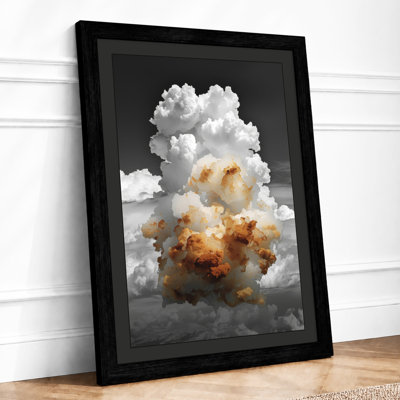 Catastrophic Blast Modern - Framed Print