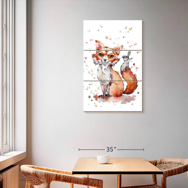Brampt Sweet Fox, 57" H x 36" W