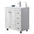 Marquese 30" Modern White Free Standing Single Bathroom Vanity With Ceramic Cabinet Top
