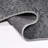 Modern/Abstract Gray Machine Washable Non-Slip Area Rug-2062647995
