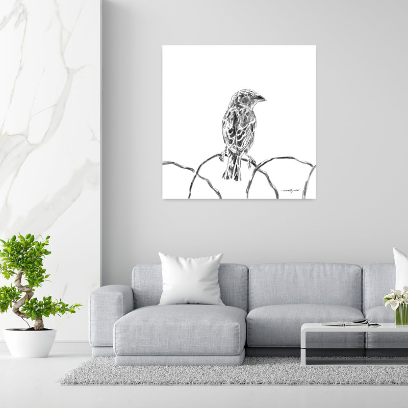 Contemporain avec art, H 48 po x l 48 po