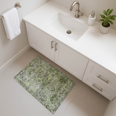 Premium Machine Washable Varasteh AMF1664 Global Rug