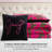Juicy Couture Solid Plush Reversible Cheetah Bows Comforter Sets-118396642