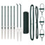 Hexagon Fence Green Steel-420125558