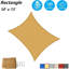 Toile d'ombrage rectangulaire en toile Sun Shade