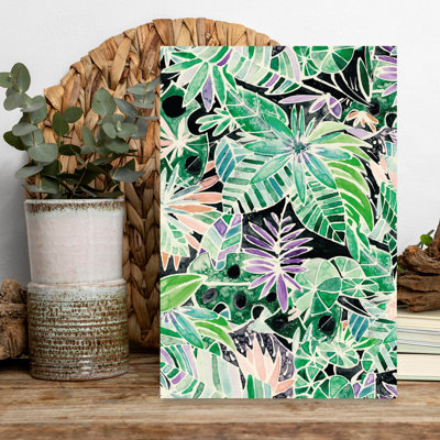 Art contemporain, art mural lilas
