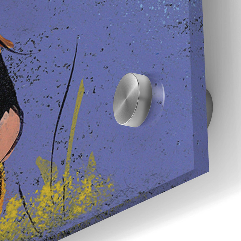 «Halloween Gnome» par Lisa Hilliker, art mural en verre acrylique, H 24 po x l 24 po x P 0,2 po