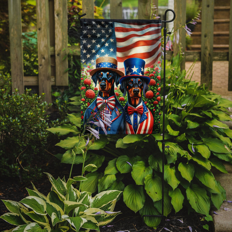 Drapeau All American Garden, Doberman pinscher