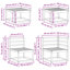  Outdoor Sofa Set 8 pcs Furniture Garden Seating Modular Patio Backyard